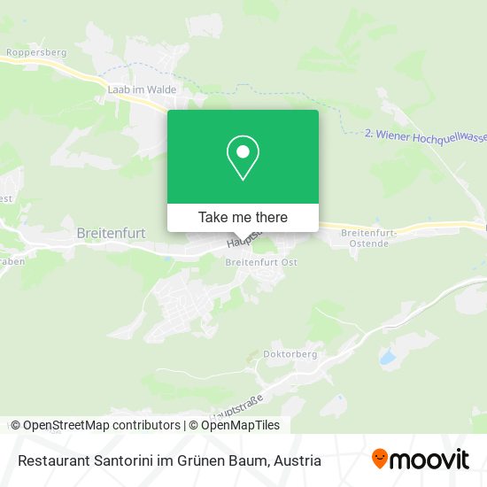 Restaurant Santorini im Grünen Baum map