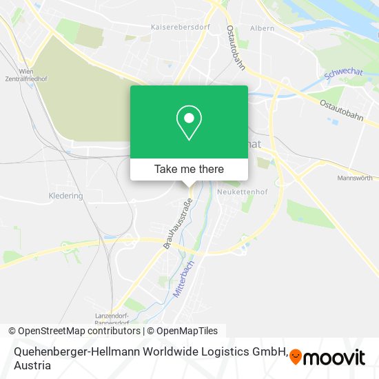 Quehenberger-Hellmann Worldwide Logistics GmbH map