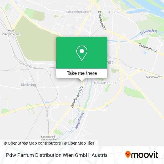 Pdw Parfum Distribution Wien GmbH map