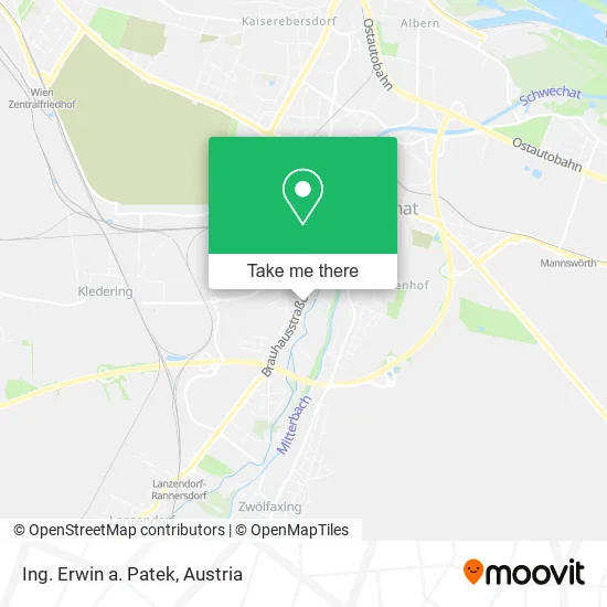 Ing. Erwin a. Patek map