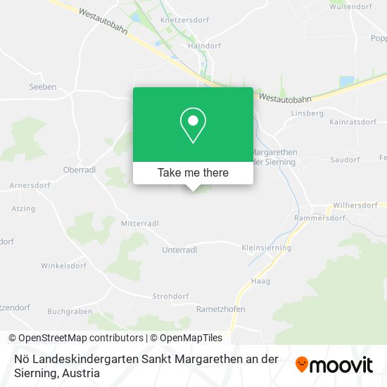 Nö Landeskindergarten Sankt Margarethen an der Sierning map