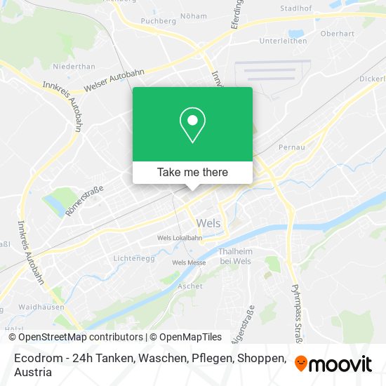 Ecodrom - 24h Tanken, Waschen, Pflegen, Shoppen map