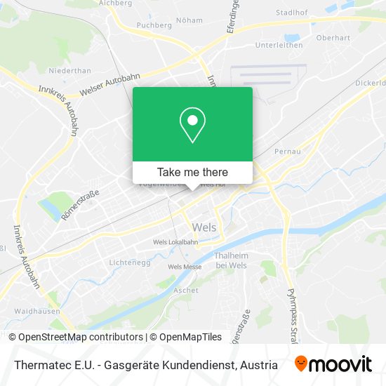 Thermatec E.U. - Gasgeräte Kundendienst map