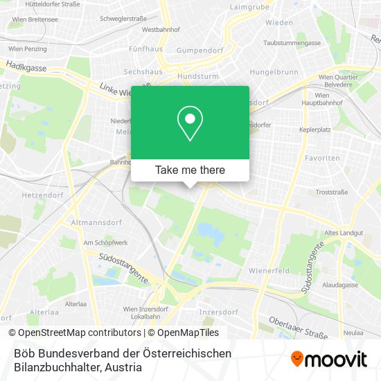 Böb Bundesverband der Österreichischen Bilanzbuchhalter map