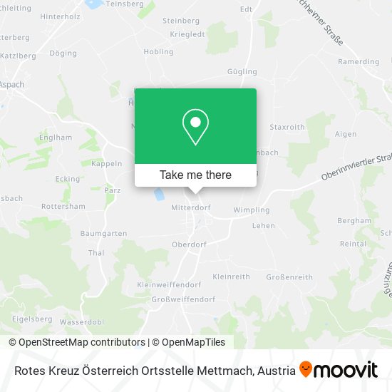 Rotes Kreuz Österreich Ortsstelle Mettmach map