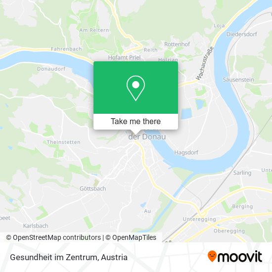 Gesundheit im Zentrum map