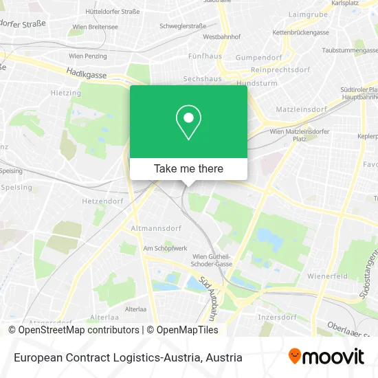 European Contract Logistics-Austria map
