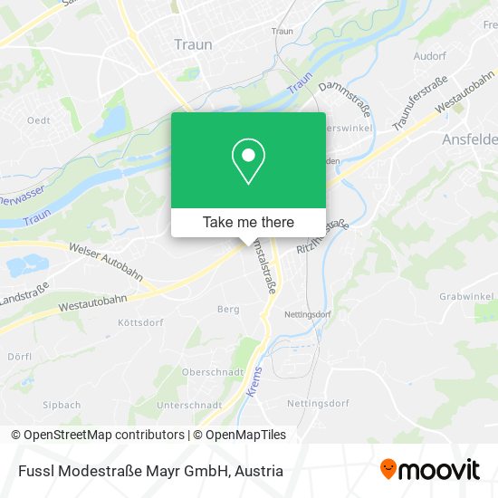 Fussl Modestraße Mayr GmbH map