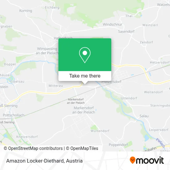 Amazon Locker-Diethard map