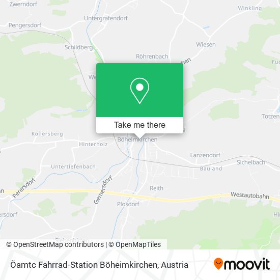 Öamtc Fahrrad-Station Böheimkirchen map