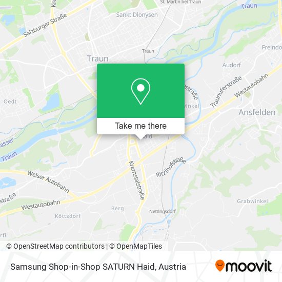 Samsung Shop-in-Shop SATURN Haid map