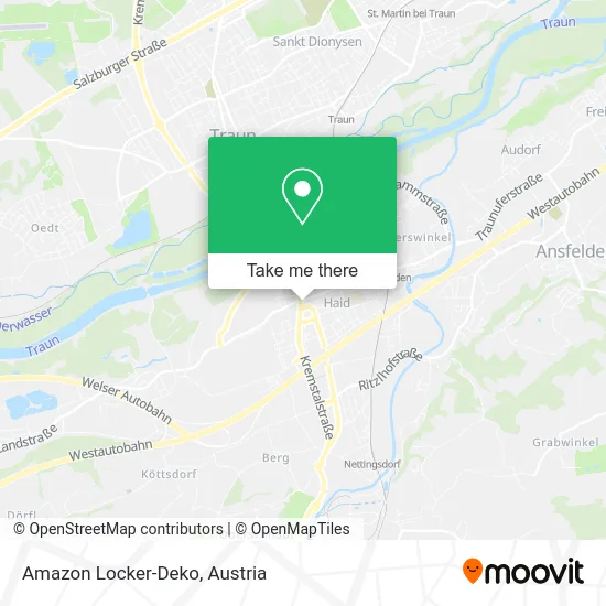Amazon Locker-Deko map