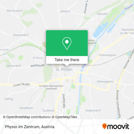 Physio im Zentrum map