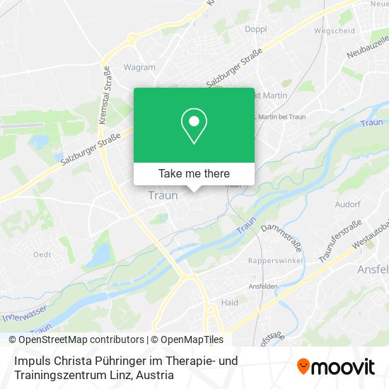 Impuls Christa Pühringer im Therapie- und Trainingszentrum Linz map