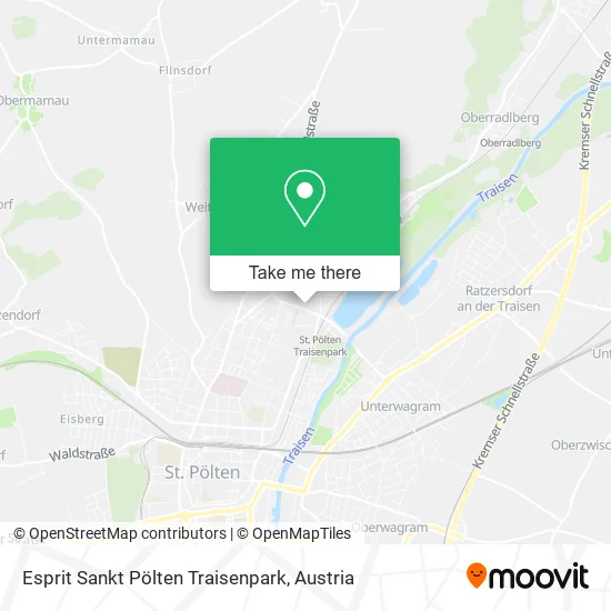 Esprit Sankt Pölten Traisenpark map