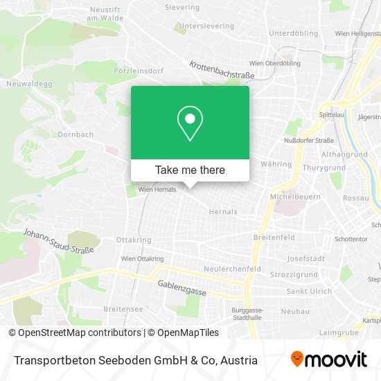 Transportbeton Seeboden GmbH & Co map