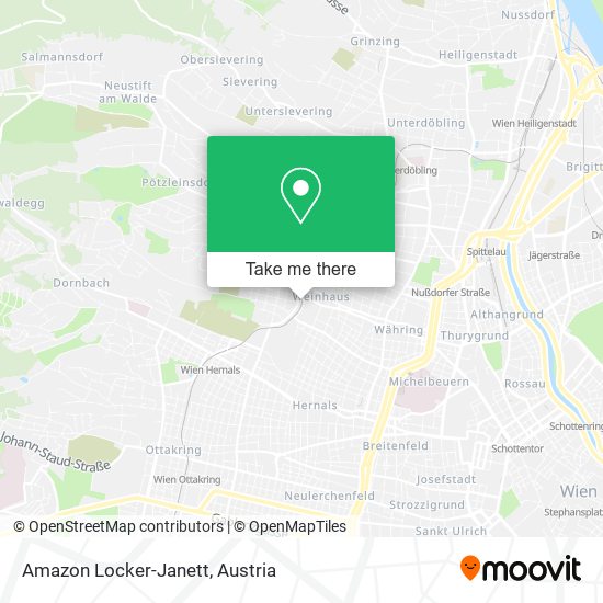 Amazon Locker-Janett map