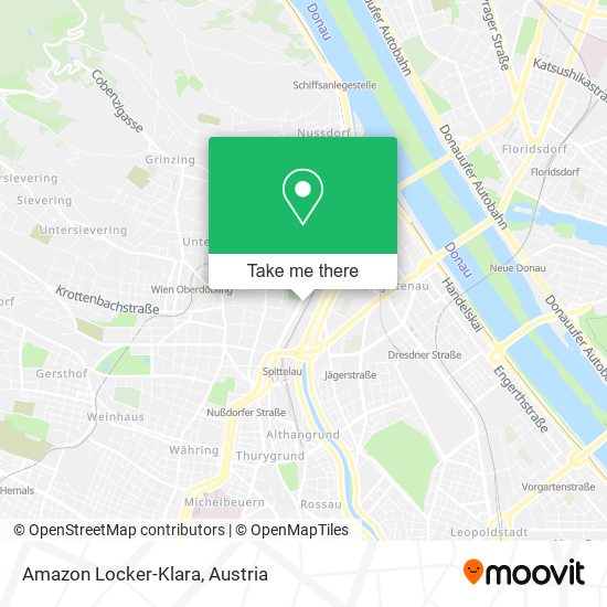 Amazon Locker-Klara map