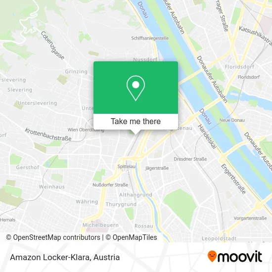 Amazon Locker-Klara map