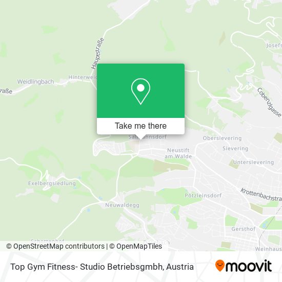 Top Gym Fitness- Studio Betriebsgmbh map