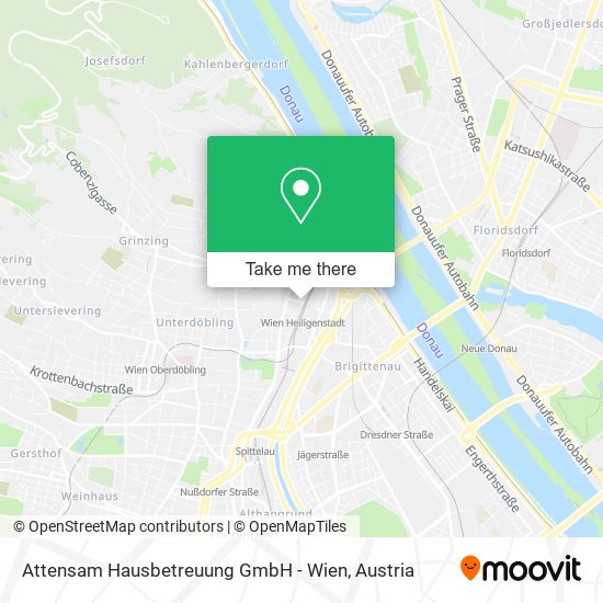 Attensam Hausbetreuung GmbH - Wien map