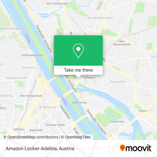 Amazon Locker-Adelina map