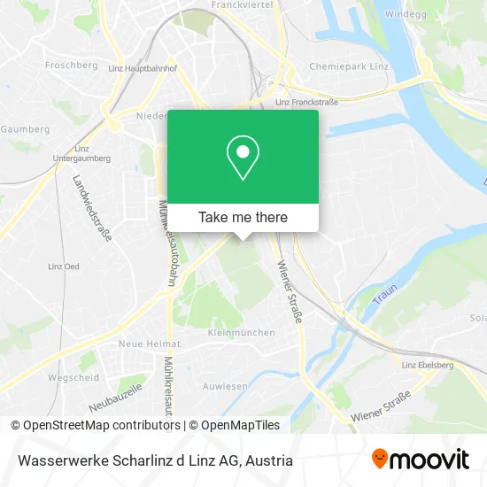 Wasserwerke Scharlinz d Linz AG map