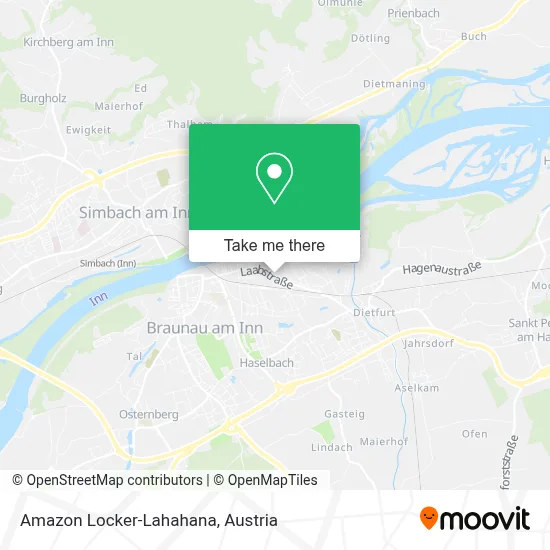 Amazon Locker-Lahahana map