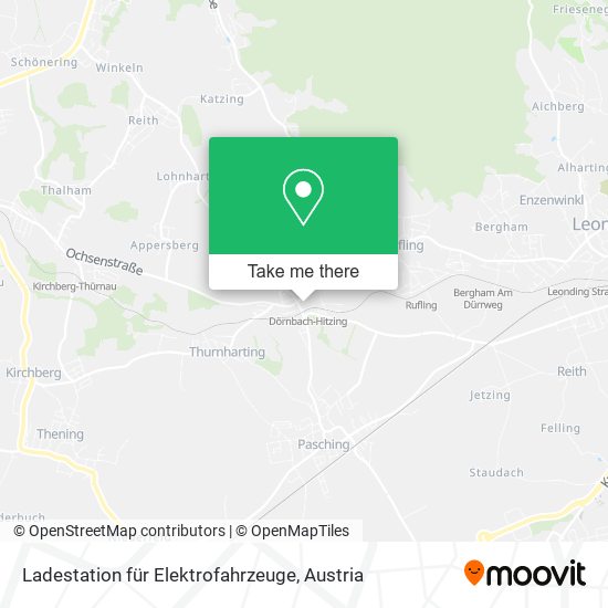 Ladestation für Elektrofahrzeuge map