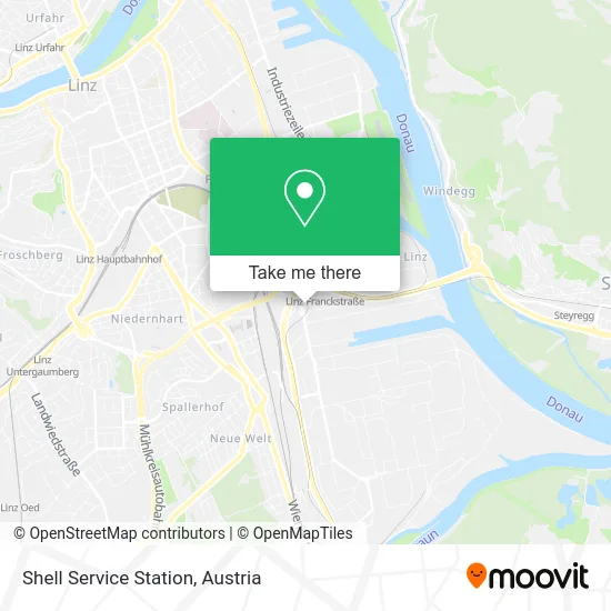 Shell Service Station map
