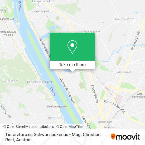 Tierarztpraxis Schwarzlackenau - Mag. Christian Rest map