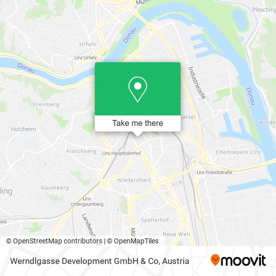 Werndlgasse Development GmbH & Co map