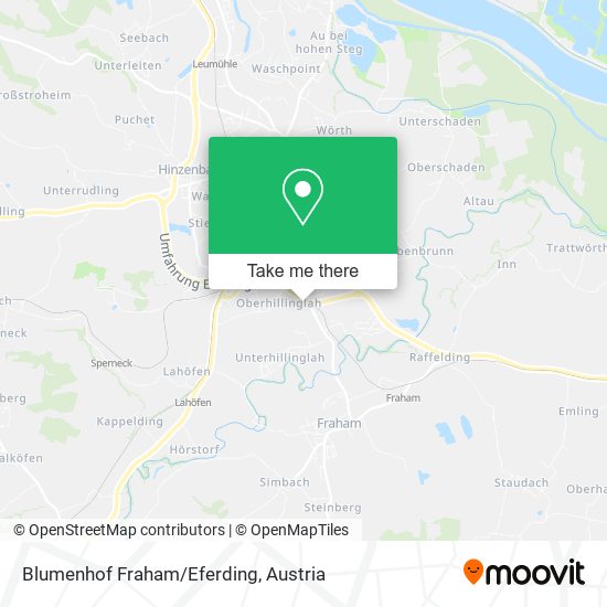 Blumenhof Fraham/Eferding map