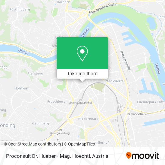 Proconsult Dr. Hueber - Mag. Hoechtl map