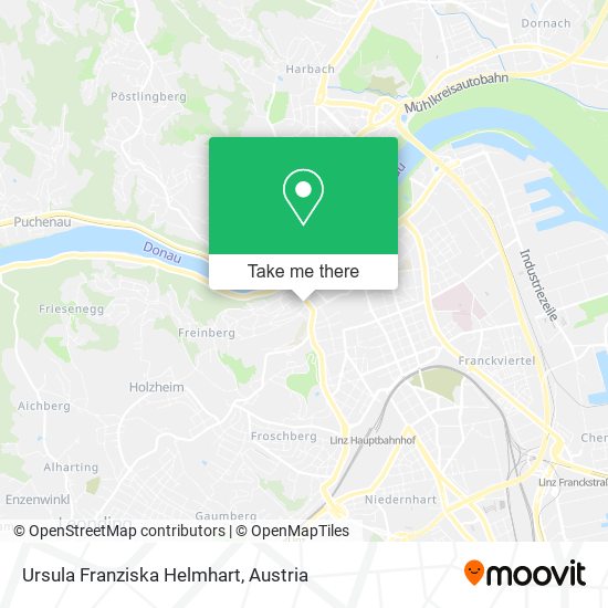 Ursula Franziska Helmhart map