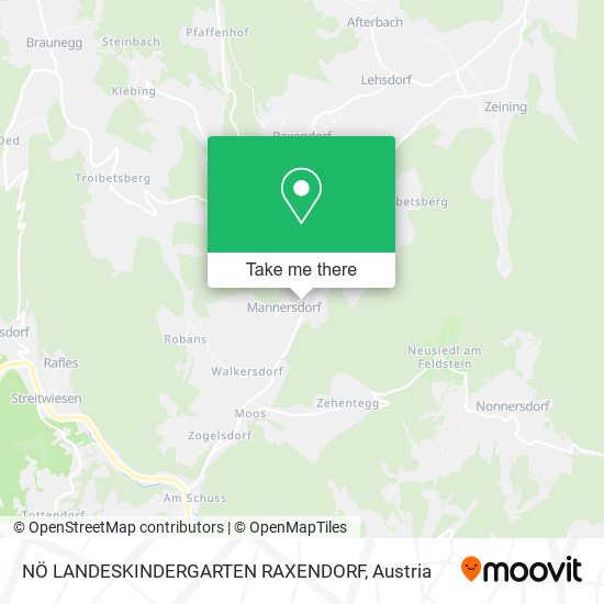 NÖ LANDESKINDERGARTEN RAXENDORF map