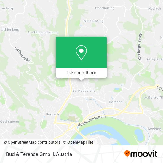 Bud & Terence GmbH map