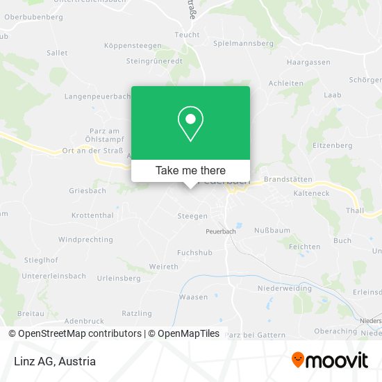 Linz AG map