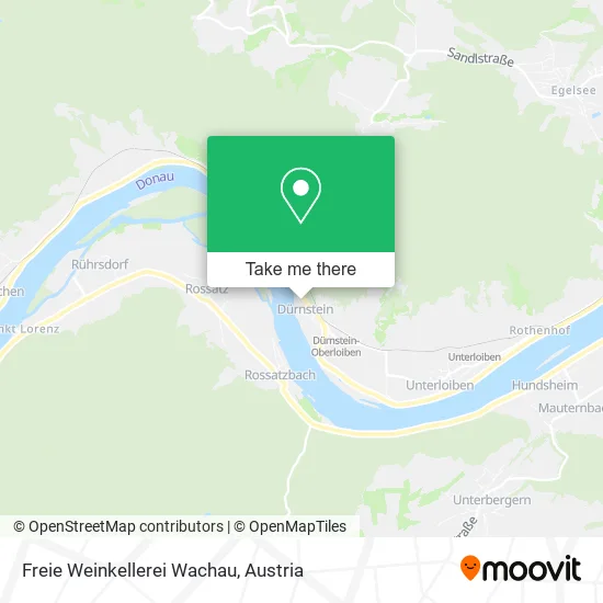 Freie Weinkellerei Wachau map