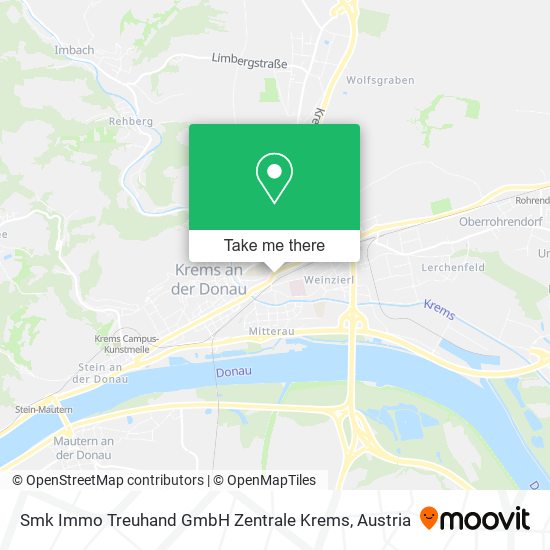 Smk Immo Treuhand GmbH Zentrale Krems map