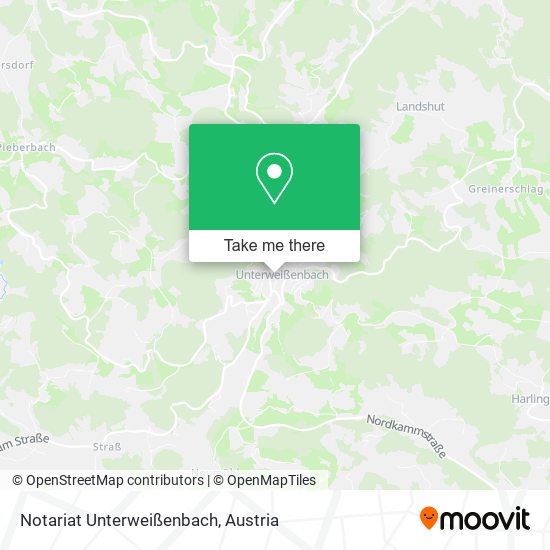 Notariat Unterweißenbach map