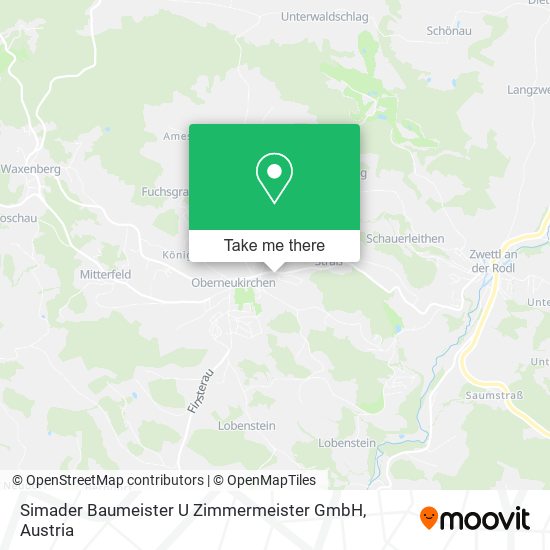 Simader Baumeister U Zimmermeister GmbH map