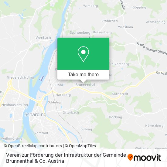 Verein zur Förderung der Infrastruktur der Gemeinde Brunnenthal & Co map