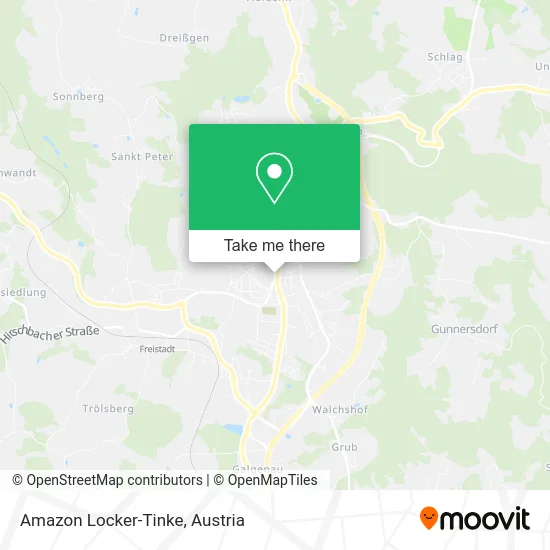 Amazon Locker-Tinke map