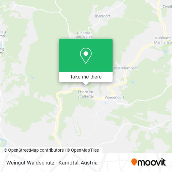 Weingut Waldschütz - Kamptal map