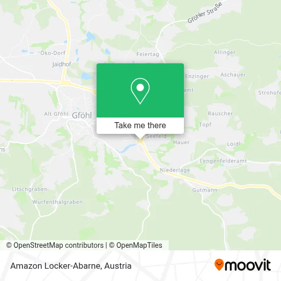 Amazon Locker-Abarne map