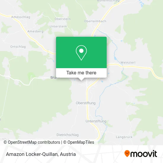 Amazon Locker-Quillan map