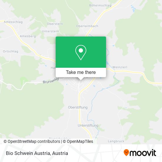 Bio Schwein Austria map