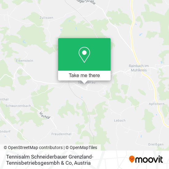Tennisalm Schneiderbauer Grenzland-Tennisbetriebsgesmbh & Co map