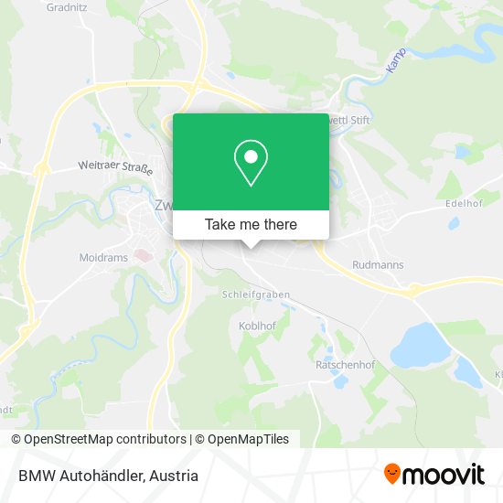 BMW Autohändler map